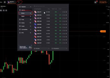how to set iq option time